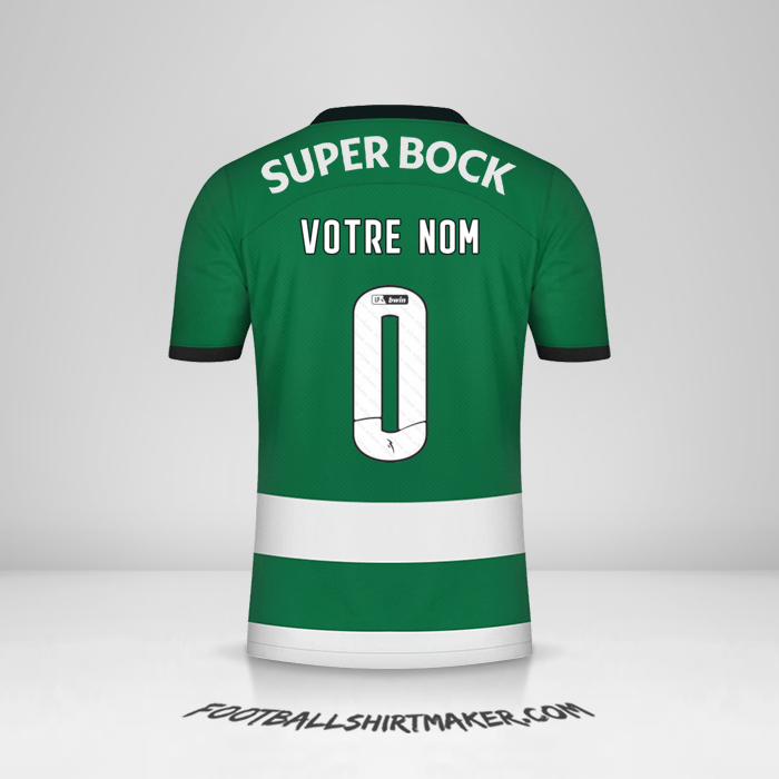 Maillot Sporting Clube 2023/2024 -  votre nom - 0