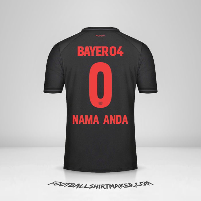 Jersey Bayer 04 Leverkusen 2023/2024 -  nama anda - 0