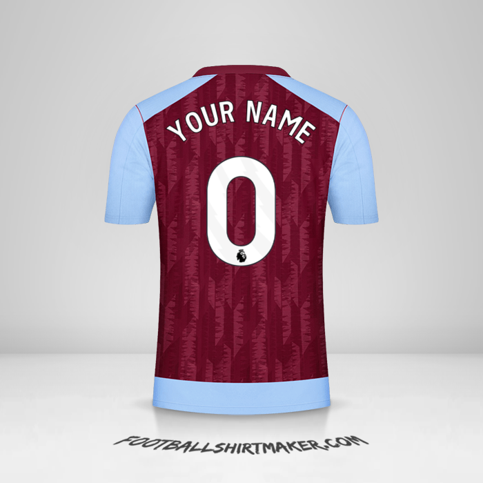 Aston Villa FC 2023/2024 shirt number 0 your name