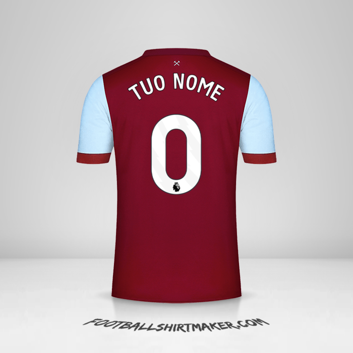 Maglia West Ham United FC 2023/2024 -  tuo nome - 0