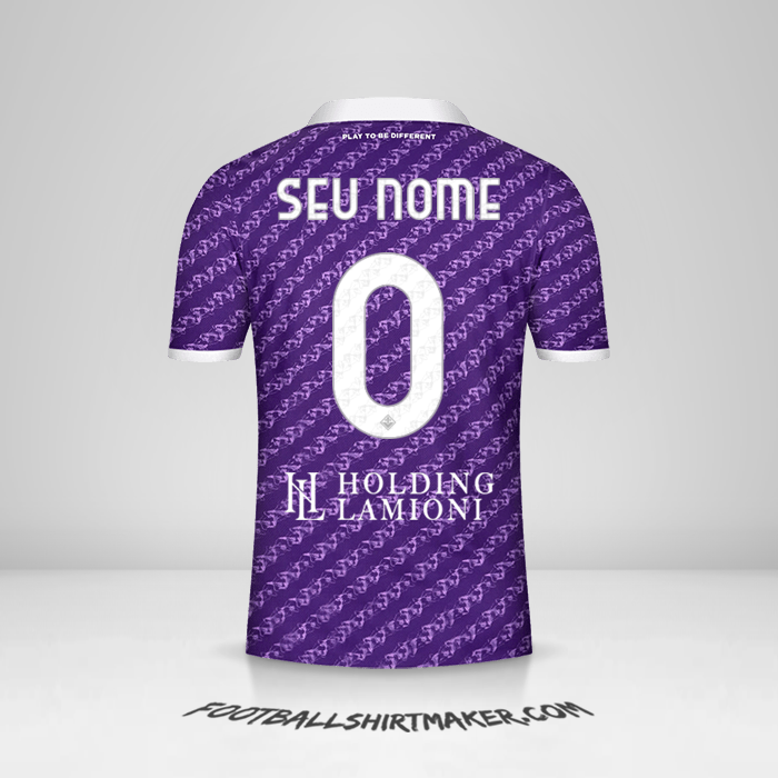 Camisa Fiorentina 2023/2024 -  seu nome - 0