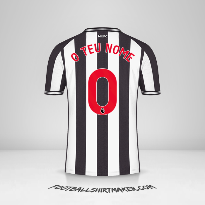 Camisola Newcastle United FC 2023/2024 -  o teu nome - 0