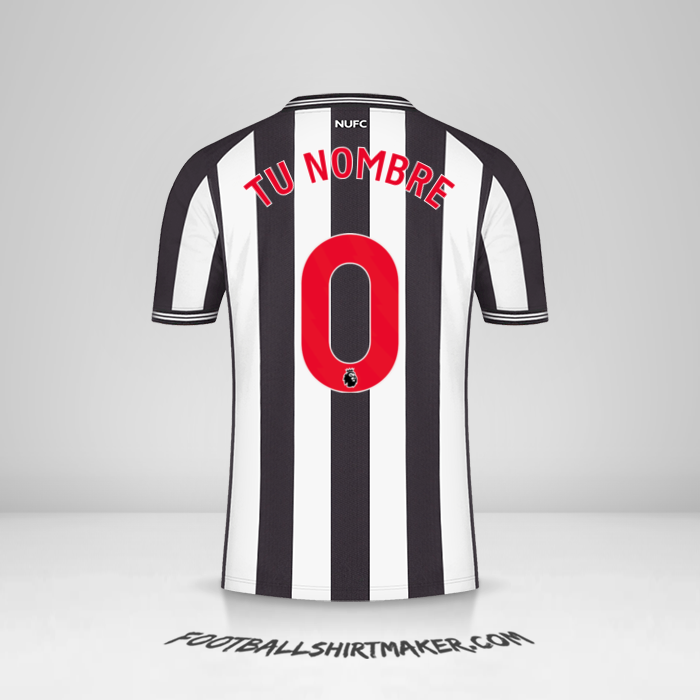 Camiseta Newcastle United FC 2023/2024 -  tu nombre - 0