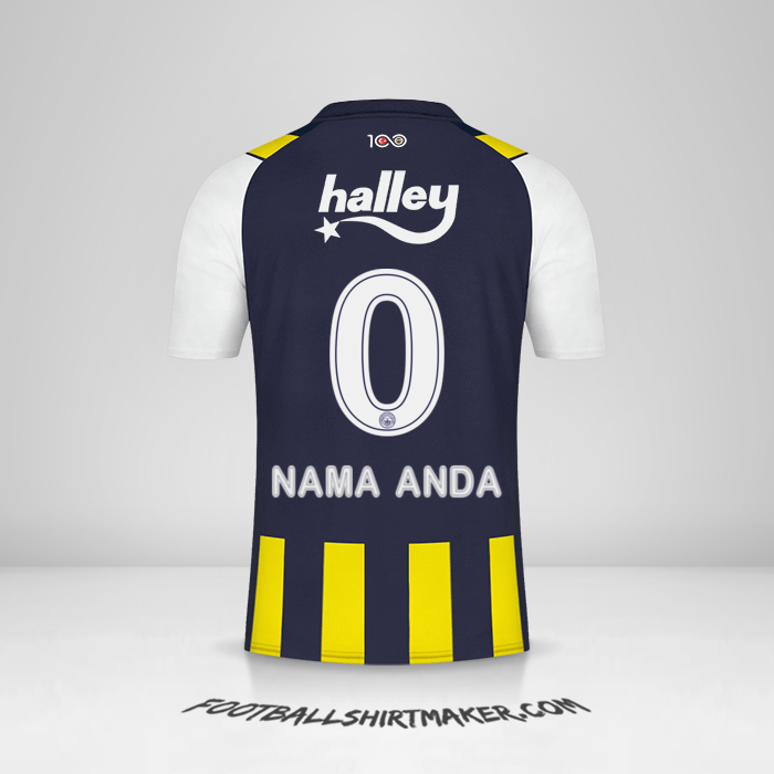 Jersey Fenerbahce SK 2023/2024 -  nama anda - 0