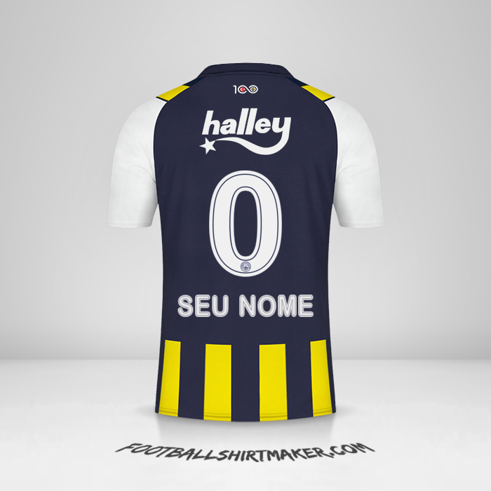 Camisa Fenerbahce SK 2023/2024 -  seu nome - 0