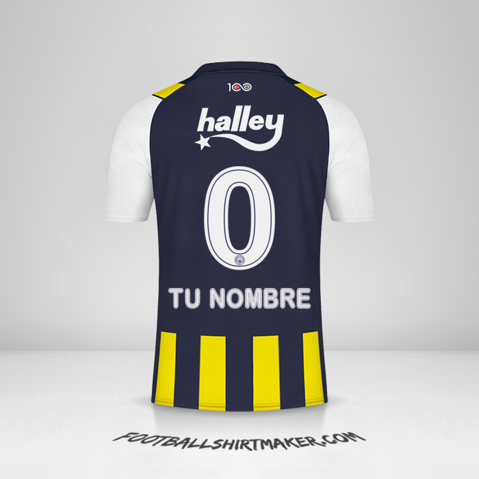 Camiseta Fenerbahce SK 2023/2024 -  tu nombre - 0