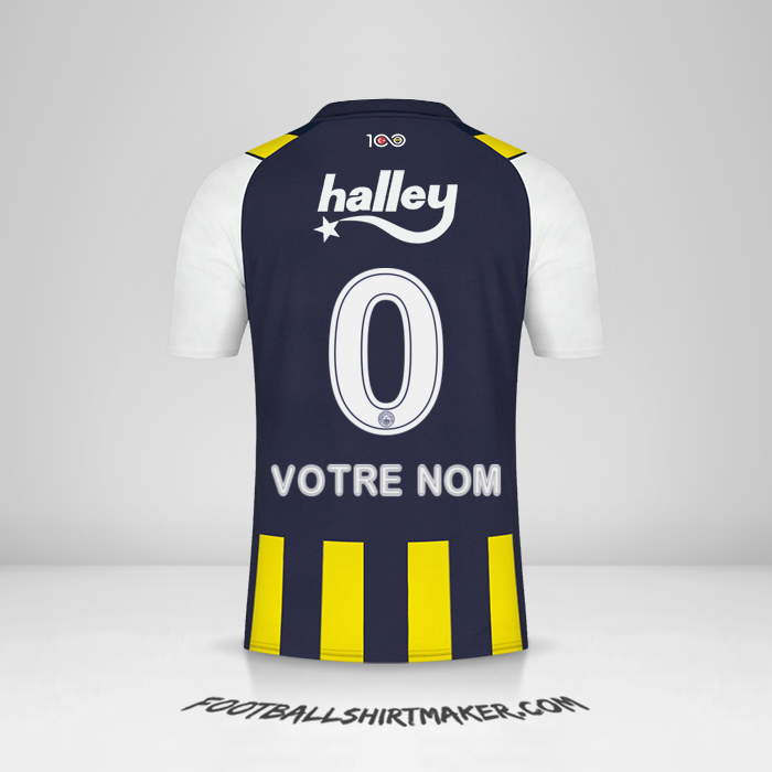 Maillot Fenerbahce SK 2023/2024 -  votre nom - 0