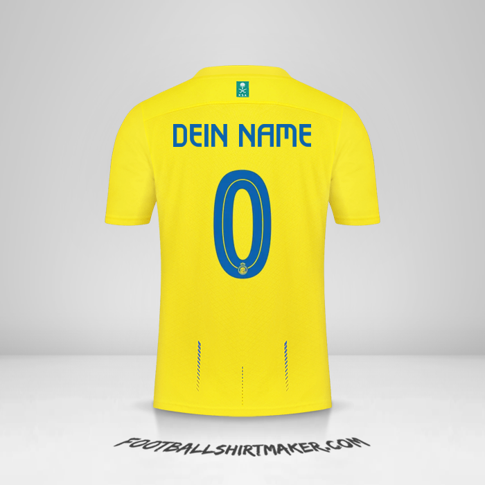 Trikot Al Nassr 2023/2024 -  dein name - 0