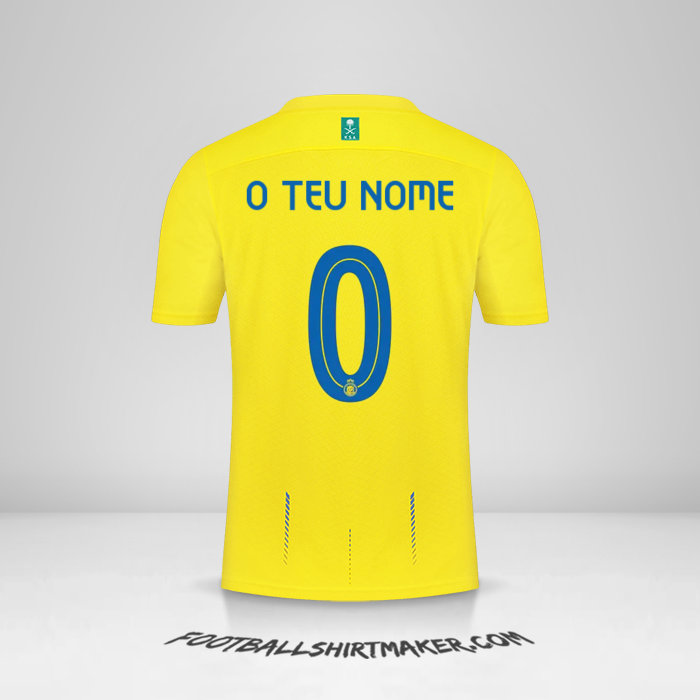 Camisola Al Nassr 2023/2024 -  o teu nome - 0