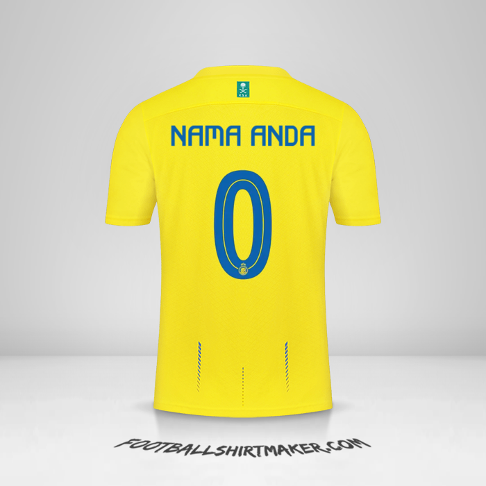 Jersey Al Nassr 2023/2024 -  nama anda - 0