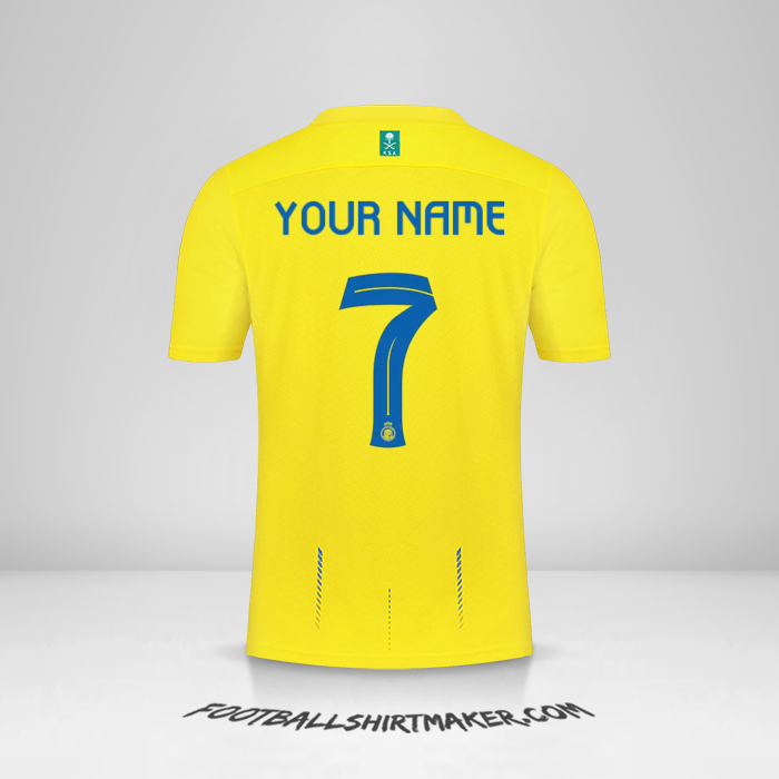 Al Nassr 2023/2024 jersey number 7 your name