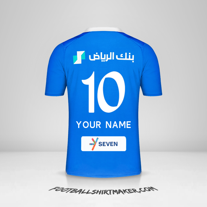 Al Hilal 2023/2024 shirt number 10 your name