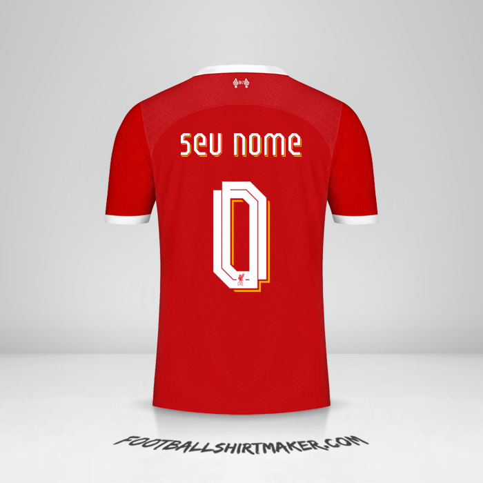 Camisa Liverpool FC 2023/2024 Cup -  seu nome - 0