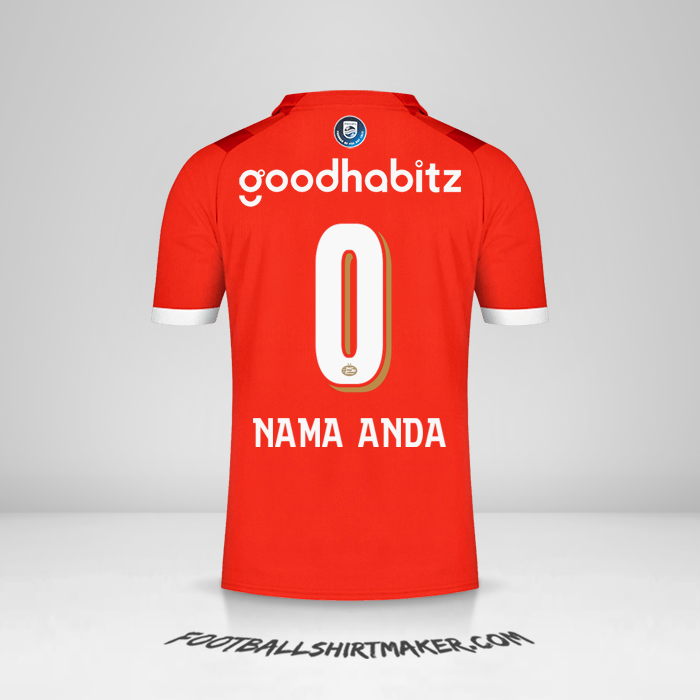 Jersey PSV 2023/2024 -  nama anda - 0