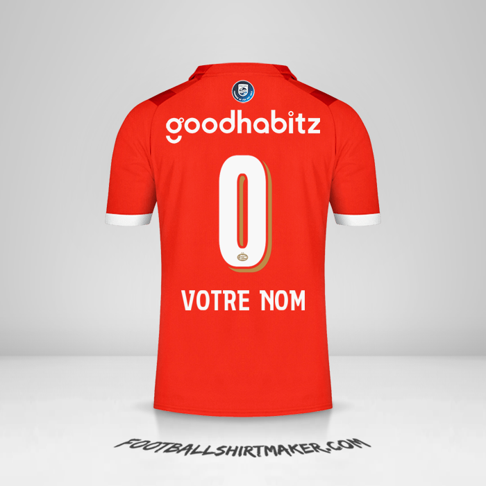 Maillot PSV 2023/2024 -  votre nom - 0