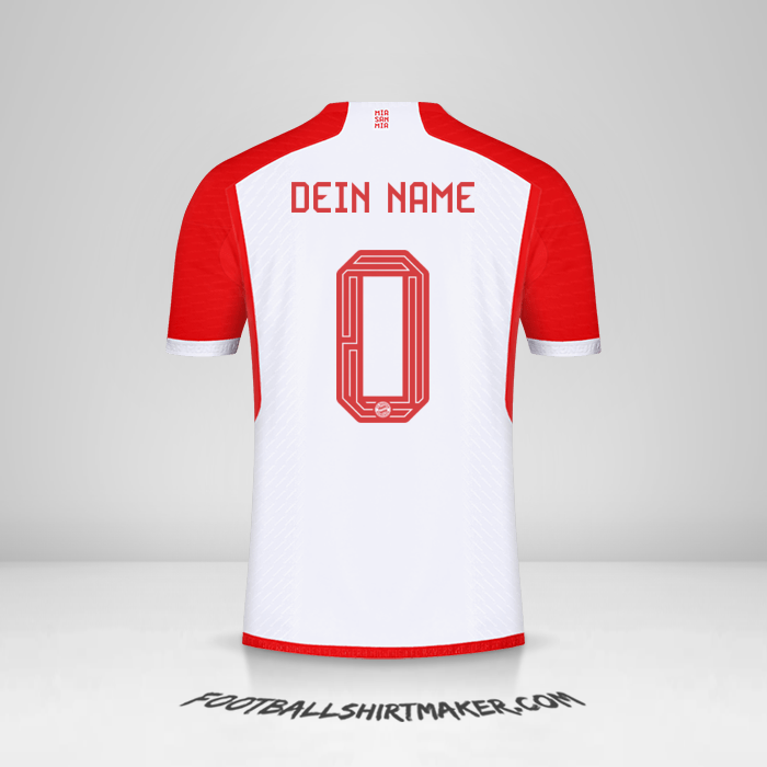 Trikot FC Bayern Munchen 2023/2024 Cup -  dein name - 0