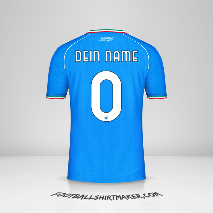 Trikot SSC Napoli 2023/2024 Cup -  dein name - 0