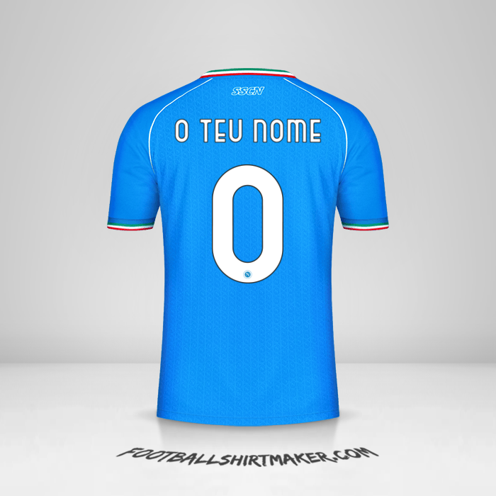 Camisola SSC Napoli 2023/2024 Cup -  o teu nome - 0