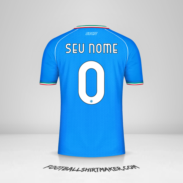 Camisa SSC Napoli 2023/2024 Cup -  seu nome - 0