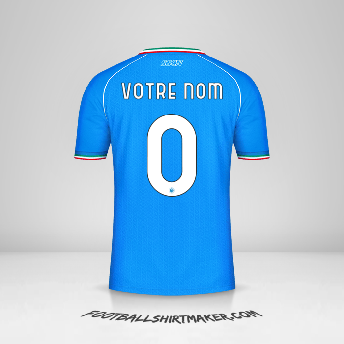 Maillot SSC Napoli 2023/2024 Cup -  votre nom - 0