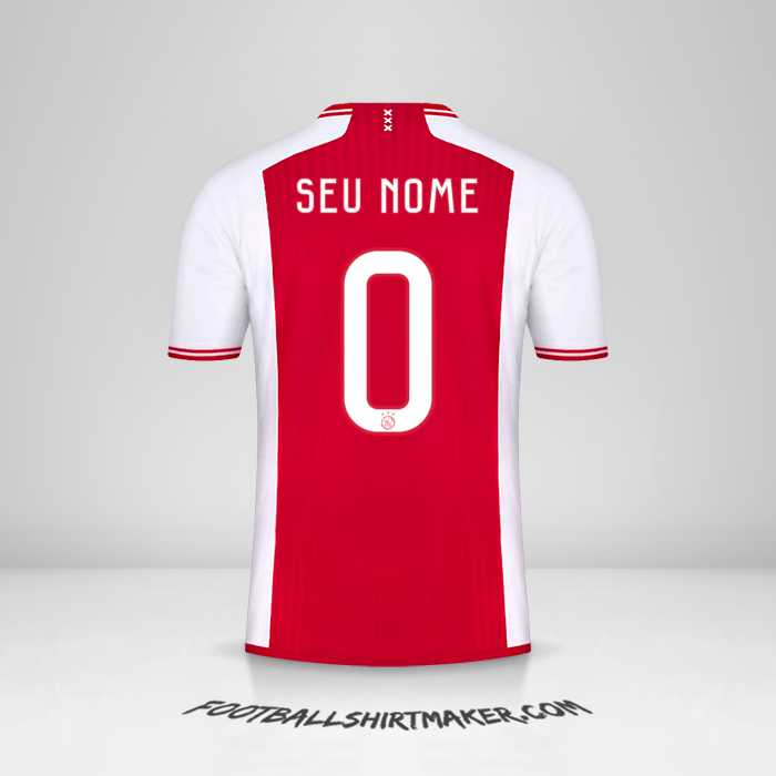 Camisa AFC Ajax 2023/2024 Cup -  seu nome - 0