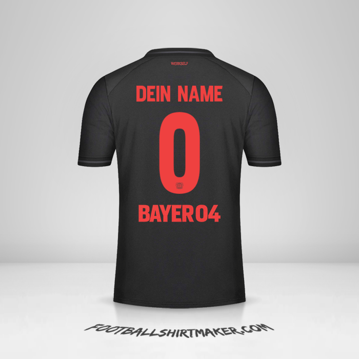 Trikot Bayer 04 Leverkusen 2023/2024 Cup -  dein name - 0