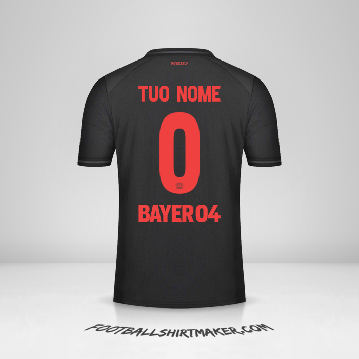 Maglia Bayer 04 Leverkusen 2023/2024 Cup -  tuo nome - 0