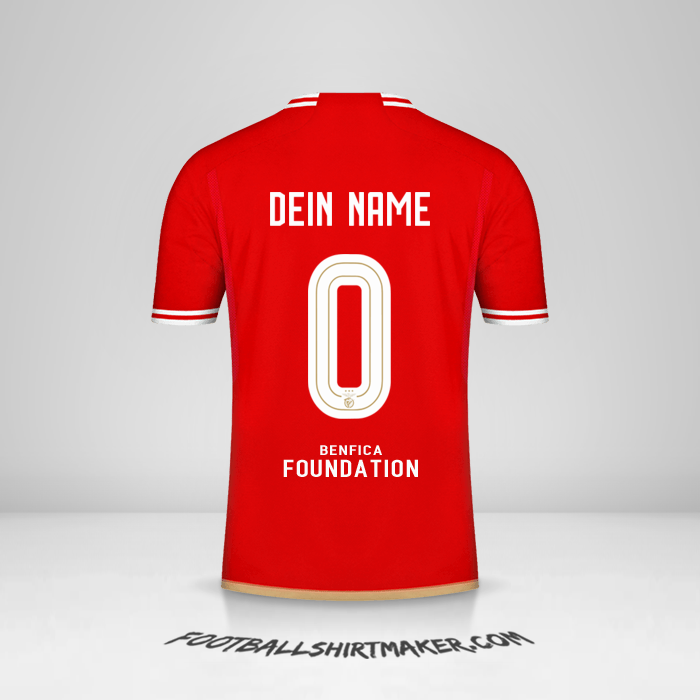 Trikot SL Benfica 2023/2024 UCL -  dein name - 0