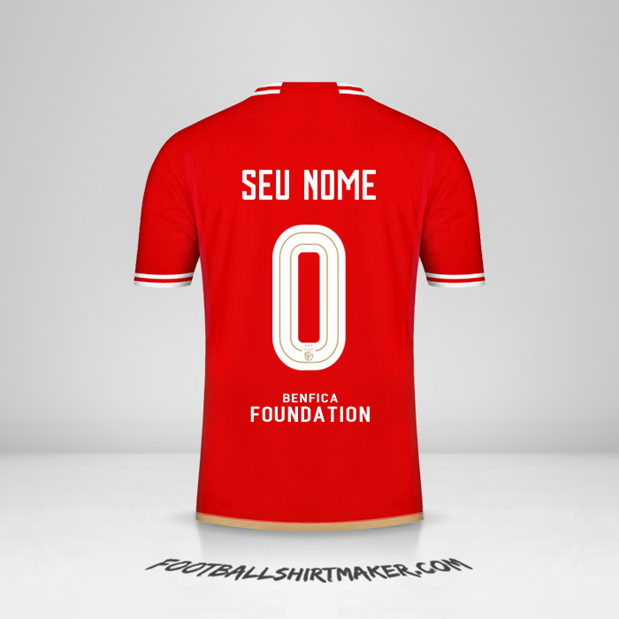 Camisa SL Benfica 2023/2024 UCL -  seu nome - 0