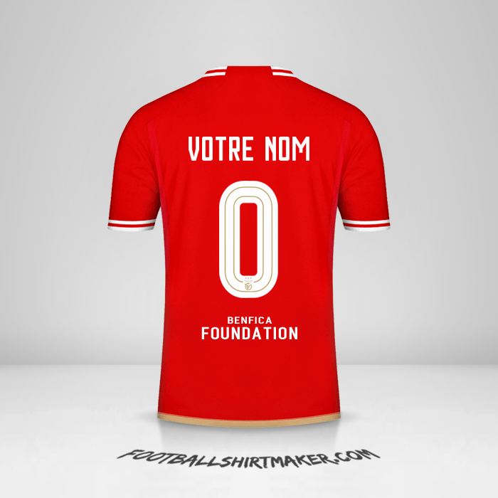 Maillot SL Benfica 2023/2024 UCL -  votre nom - 0