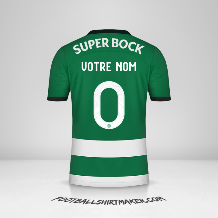 Maillot Sporting Clube 2023/2024 Cup -  votre nom - 0