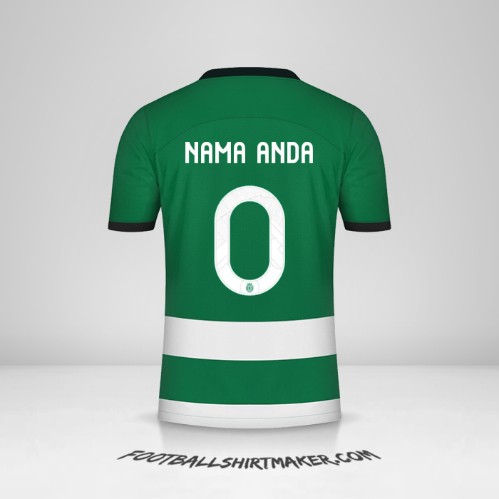 Jersey Sporting Clube 2023/2024 UEL -  nama anda - 0