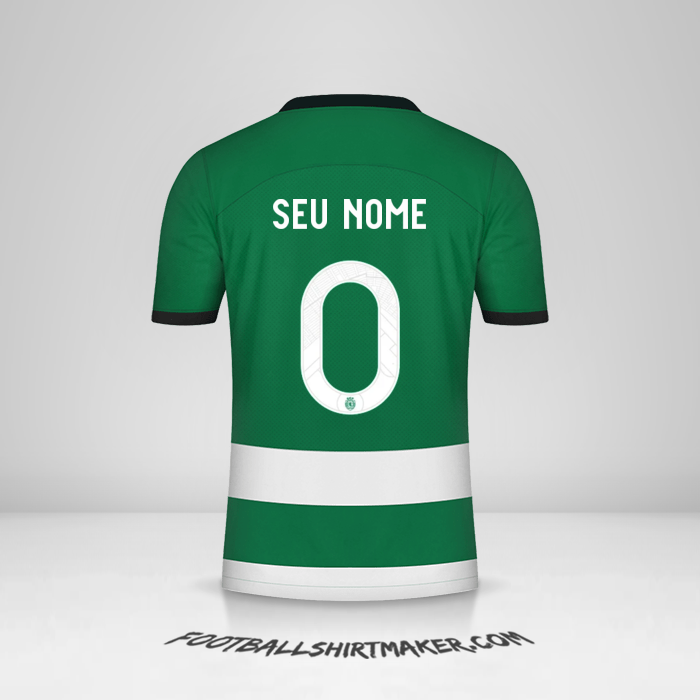 Camisa Sporting Clube 2023/2024 UEL -  seu nome - 0