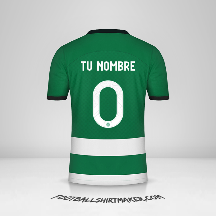 Camiseta Sporting Clube 2023/2024 UEL -  tu nombre - 0