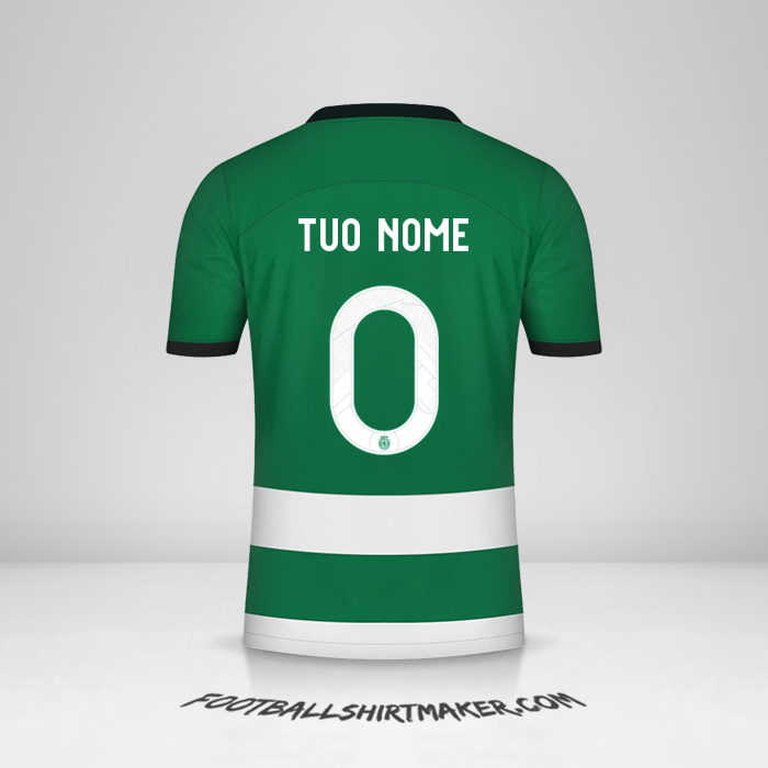 Maglia Sporting Clube 2023/2024 UEL -  tuo nome - 0