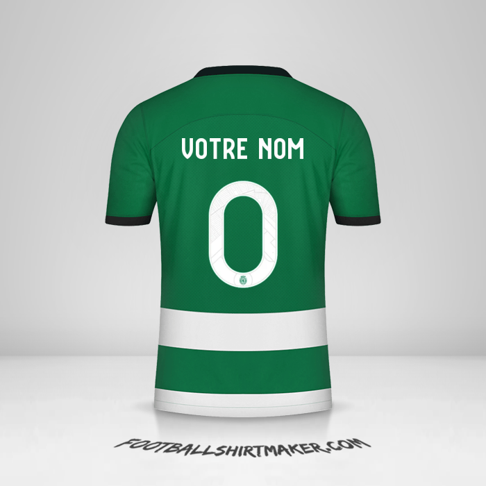 Maillot Sporting Clube 2023/2024 UEL -  votre nom - 0