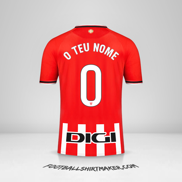 Camisola Athletic Club 2023/2024 -  o teu nome - 0