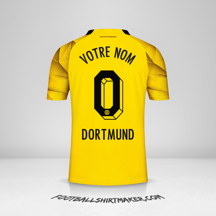 Maillot Borussia Dortmund 2023/2024 Cup -  votre nom - 0