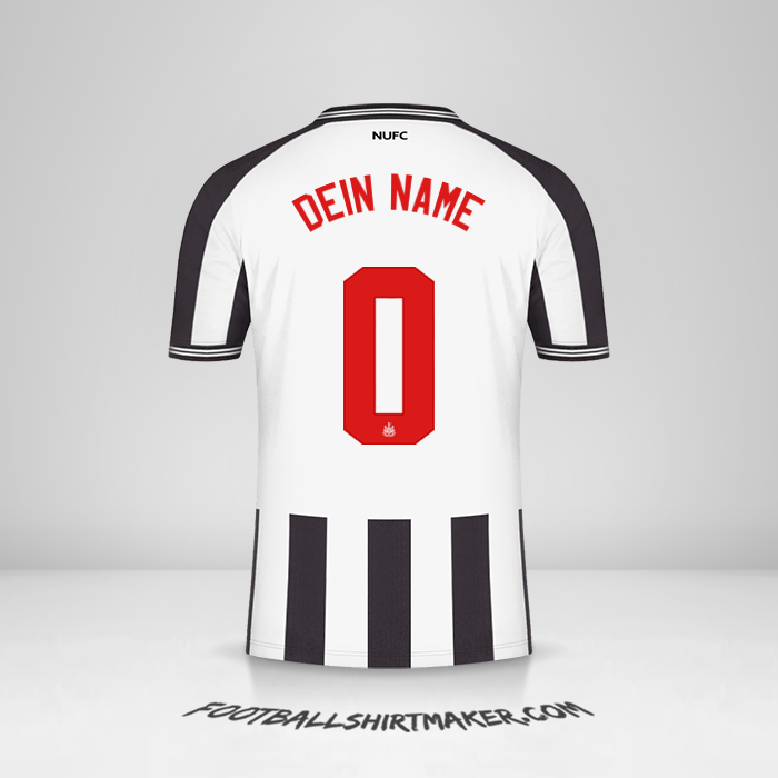 Trikot Newcastle United FC 2023/2024 Cup -  dein name - 0