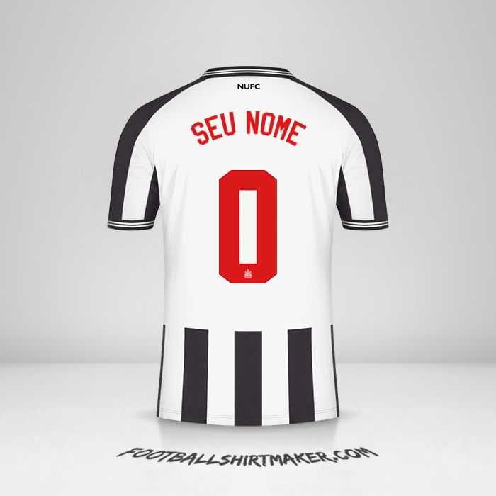 Camisa Newcastle United FC 2023/2024 Cup -  seu nome - 0