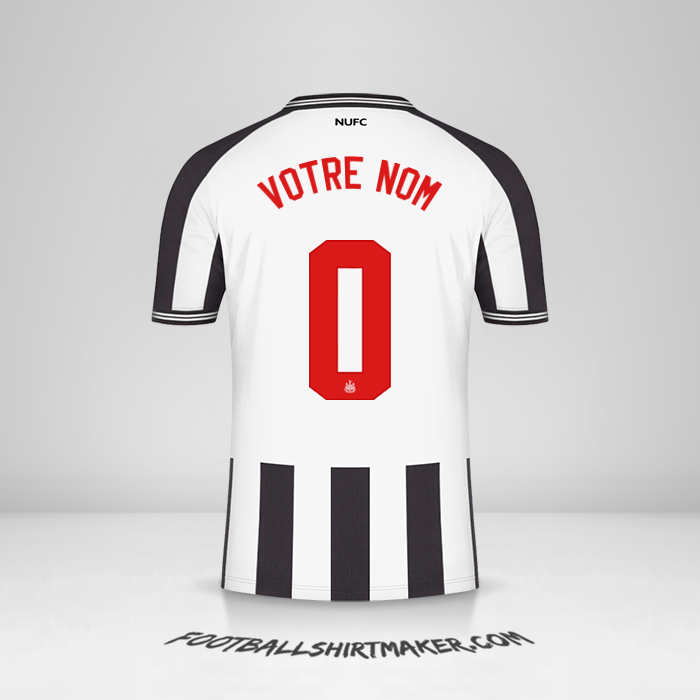 Maillot Newcastle United FC 2023/2024 Cup -  votre nom - 0