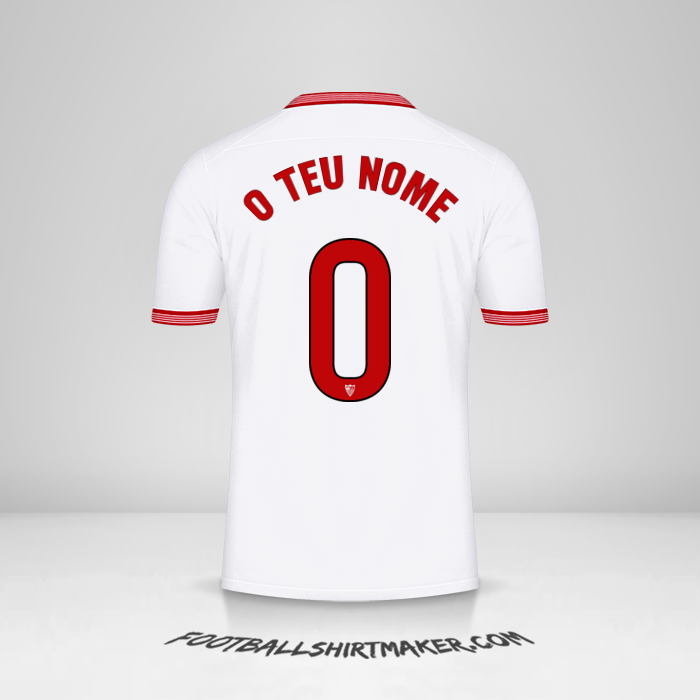 Camisola Sevilla FC 2023/2024 -  o teu nome - 0