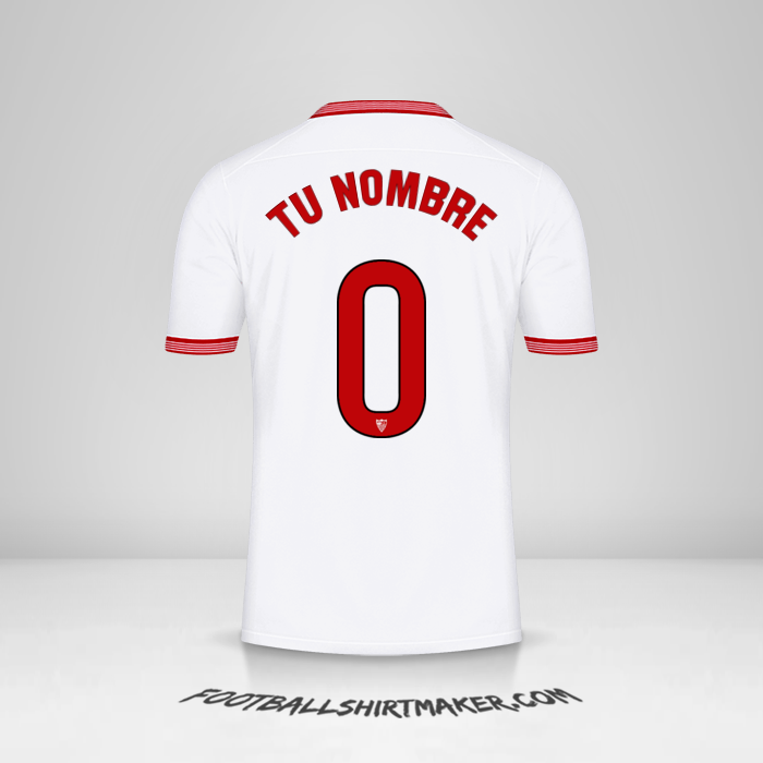 Jersey Sevilla FC 2023/2024 -  tu nombre - 0