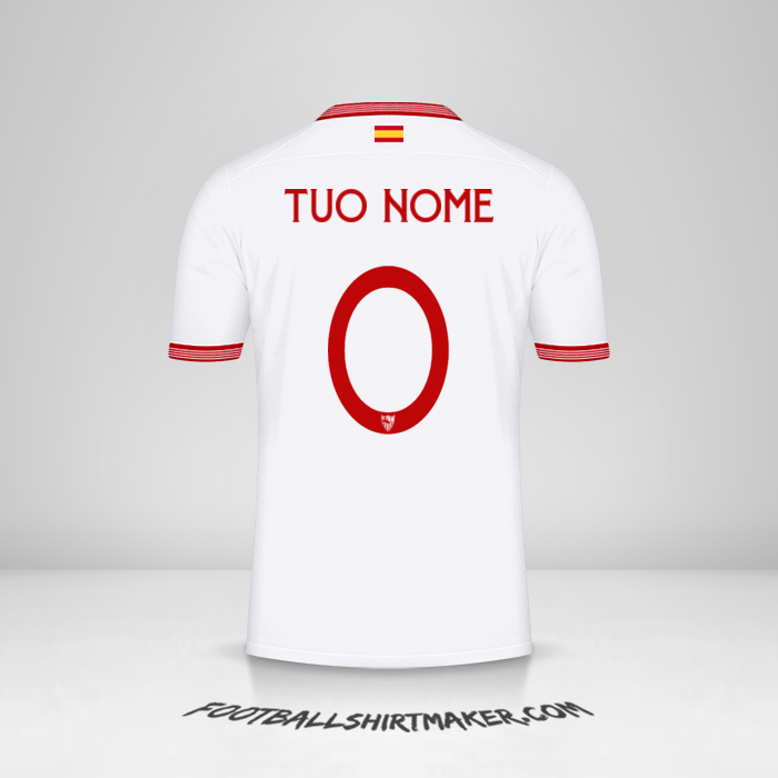 Maglia Sevilla FC 2023/2024 Cup -  tuo nome - 0
