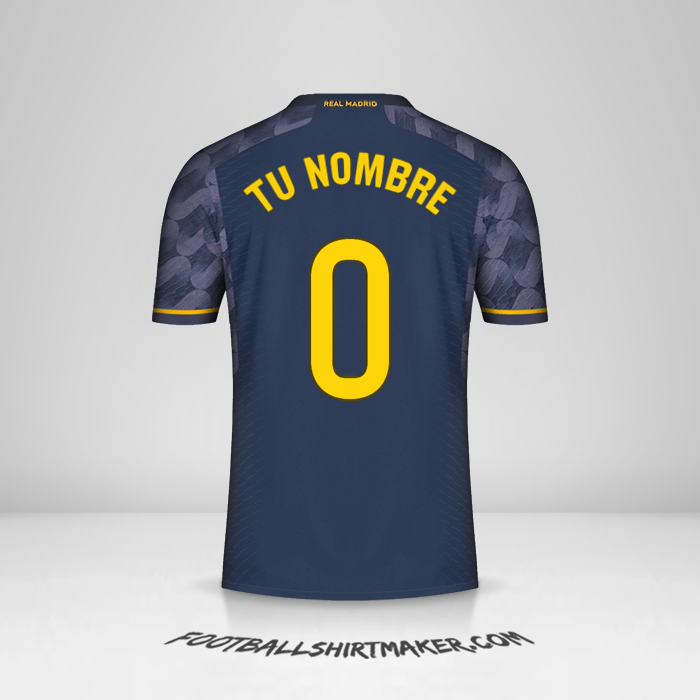 Jersey Real Madrid CF 2023/2024 II -  tu nombre - 0