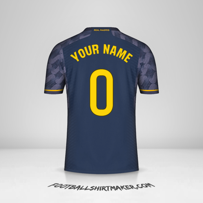 Jersey Real Madrid CF 2023/2024 II -  your name - 0