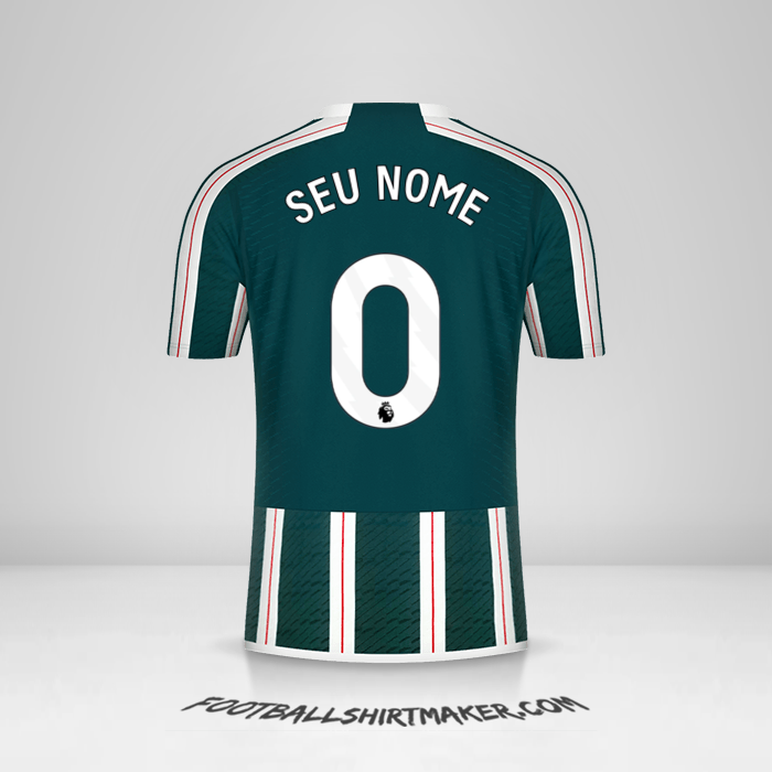 Camisa Manchester United 2023/2024 II -  seu nome - 0