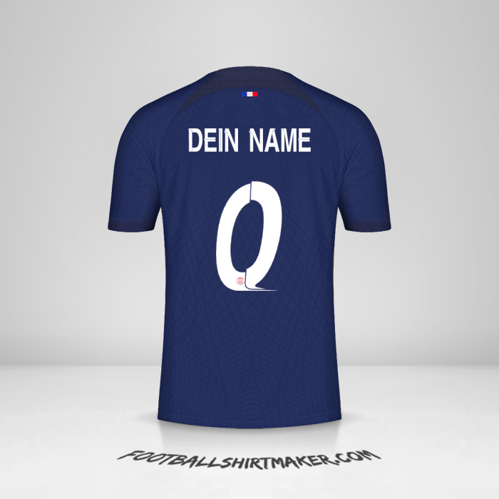 Trikot Paris Saint Germain 2023/2024 Cup -  dein name - 0