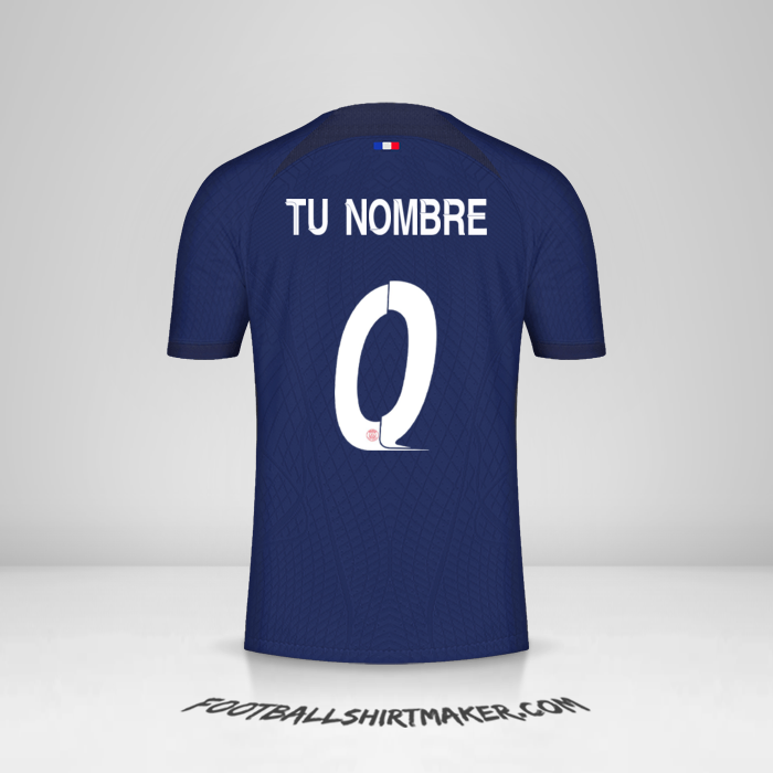 Camiseta Paris Saint Germain 2023/2024 Cup -  tu nombre - 0