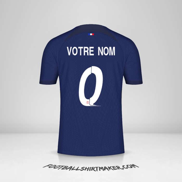 Maillot Paris Saint Germain 2023/2024 Cup -  votre nom - 0